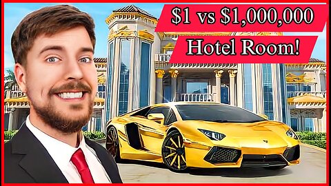 $1 vs $1,000,000 Hotel Room!