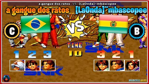 The King of Fighters '95 (a gangue dos ratos Vs. [LaOnda]~mbascopee) [Brazil Vs. Bolivia]