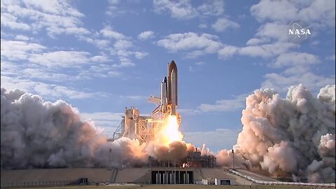 STS129 HD Launch To Moon