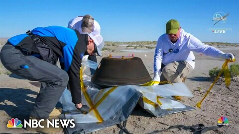In historic mission, NASA space capsule returns carrying asteroid sample