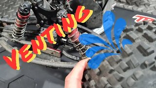 How to VENT rc tires EASY and GOOD