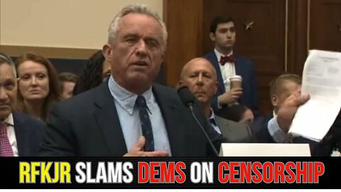 RFKjr SLAMS YouTube & Democrats Over Censorship
