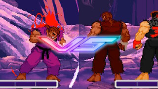 MUGEN - Nocturnis's Evil Dan vs. Shin Hi's Evil Dan, & Evil Ryu - Download