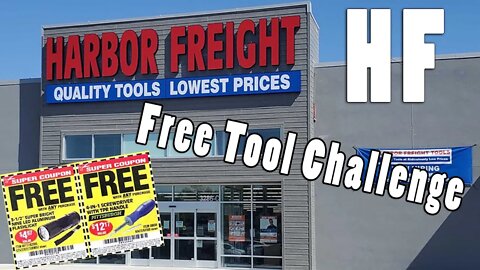 Harbor Freight Free Tool Challenge For 2020!