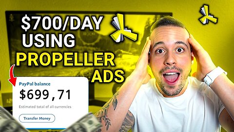 Earn $700 per day with Propeller Ads | Online Income