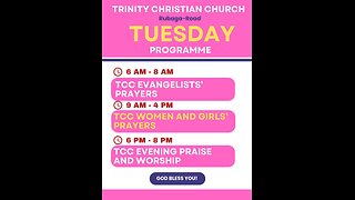 POWER -Short Video Clip PART 1 of 4: Trinity Christian Church Uganda🇺🇬🕎 Preaching(Tues 20-02-2024)