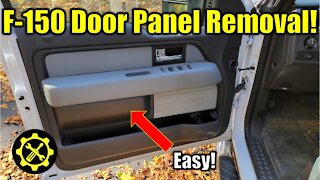 2005 - 2014 Ford F150 Door Panel removal and installation!