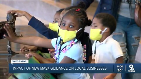 Impact of CDC's new mask guidance on Cincinnati businesses