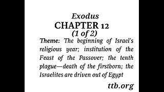 Exodus Chapter 12 (Bible Study) (1 of 2)