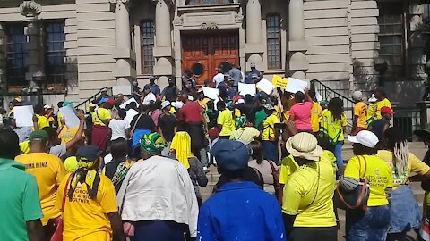 SOUTH AFRICA - Durban - City Hall protest (Videos) (Mnf)