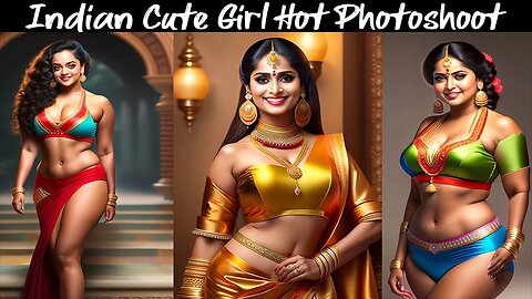 Beautyful Cute Indian Girl Traditional | Indian Women Hot Look Book AI Generate