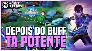 O GUSION Ficou MUITO FORTE com esse BUFF | MLBB