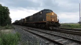 CSX C640 Loaded Coal Train Part 2 from Sterling, Ohio July 16, 2022