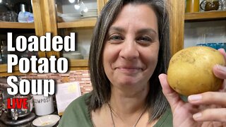 Loaded Potato Soup | THRIVE LIFE | Big Family Homestead