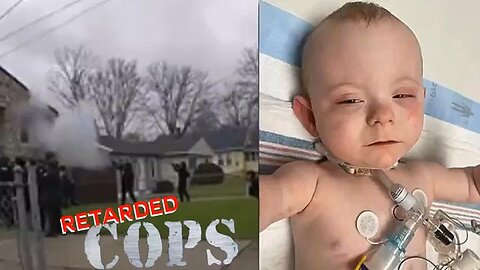 OHIO: RETARD COPS RAID THE WRONG HOUSE AND LAUNCH A GRENADE IN TO A BABY'S CRIB!