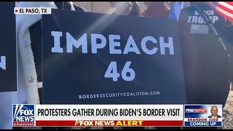 Protesters have a clear desire for Biden at the border visit.