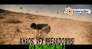 Blender 3d Explosion VFX walkthrough: Part 3- Feat. KHAOS Explosion add-on for Blender- Blender/AE