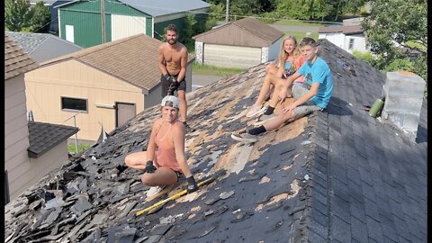 Curling Shingles going OUT | Metal Roof going IN!