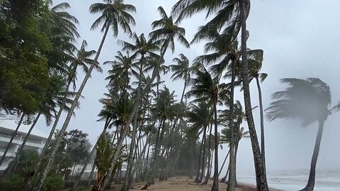 Winds, rain and heavy surf pummel Australian coast as tropical cyclone nears