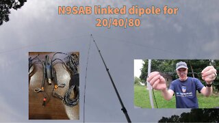 Custom linked dipole from N9SAB