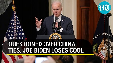 Give me a break, man!': Biden loses cool over question on business ties with China