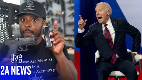 Joe Biden Says He Wants to Push to Ban 9mm Pistols