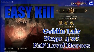 👿👿 Easy Kill - Goblin Lair 2 Stage 4 👿👿