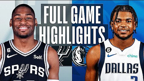San Antonio Spurs vs. Dallas Mavericks Full Game Highlights | Apr 9 | 2022-2023 NBA Season