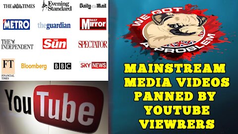 Youtube Viewers Demolish Almost Every Mainstream Media Video Promoted By Youtube 🤣🤣