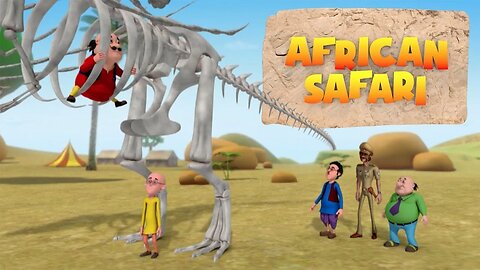 MOTU PATLU | AFRICAN SAFARI | Motu Patlu Cartoon | Motu Aur Patlu Ki Jori | Non-Stop Fun |