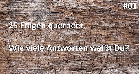 Quiz 1 - Allgemeinwissen