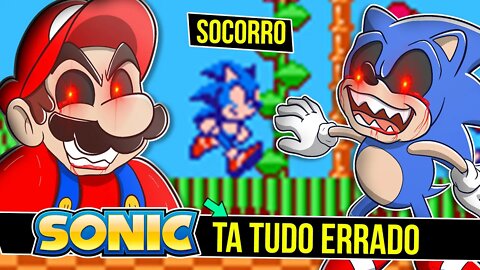 Este jogo do SOnic HACKEOU meu PC 😈| Sonic Bootleg Remaster