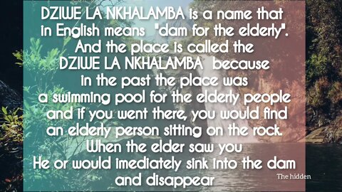One of the most dangerous but interesting Dam to visit in the world: DZIWE LA NKHALAMBA.( @heritage)