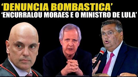 O JORNALISTA AUGUSTO NUNES ENCURRALA ALEXANDRE DE MORAES E FLAVIO DINO