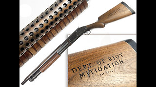 Custom Winchester 1897 Riot Gun — Dept. of Riot Mitigation