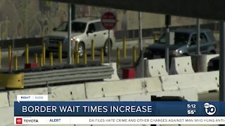 Travelers detail longer than usual border wait times