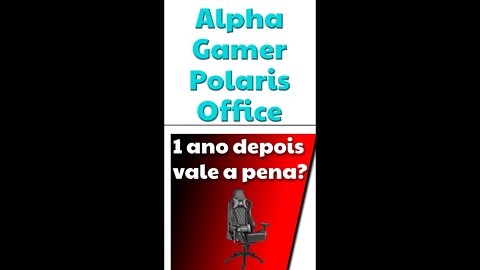 Cadeira Alpha Gamer Polaris Office - Vale a pena? #shorts