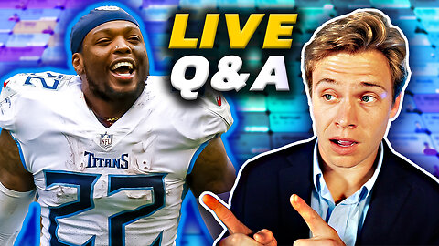 Answering Fantasy Football Questions! (Live)