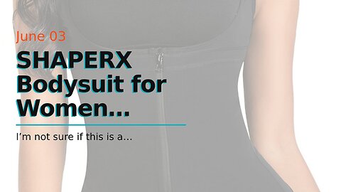 SHAPERX Bodysuit for Women Tummy Control Shapewear Seamless Sculpting Thong Body Shaper Tank To...