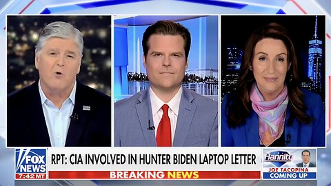 Gaetz on Hannity: The CIA Influenced the 2020 Election for Joe Biden!