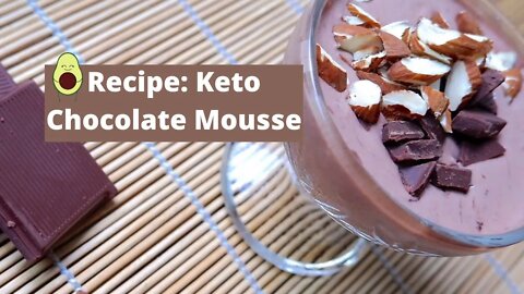 Easy keto Recipe: Keto Chocolate Mousse #shorts