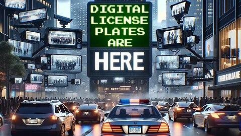 🚨Digital License Plates - GPS & Internet connected - 4th amendment bypass 3rd Party Doctrine🚨