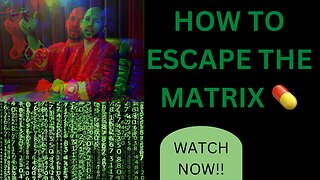 Andrew Tate how to escape the matrix today 💊