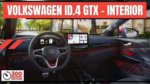 The new VOLKSWAGEN ID4 GTX INTERIOR Intelligent performance for sustainable driving fun