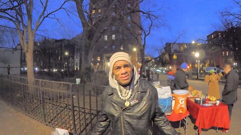 DAVID'S POEM MOTHER @ CHILIS ON WHEELS FREE VEGAN FOOD THOMPKINS SQUARE PARK NYC IN A TIME OF ACTUAL