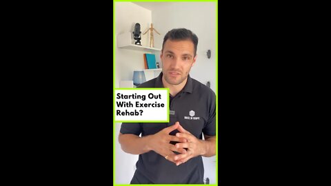 Starting A Back Pain Rehab Program - Do This! #shorts