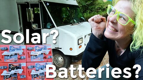 Batteries? Solar? Step Van Build? ALSO Freediving & Catch and Cook!