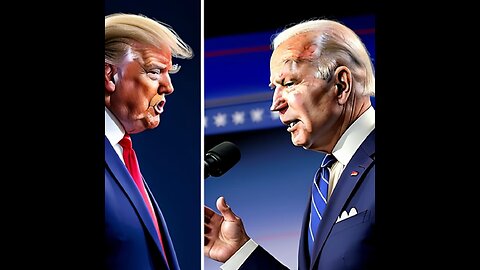 AI NSFW 18+ TRUMP vs BIDEN Debate PARODY