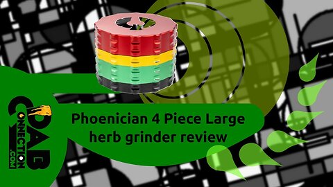 Phoenician 4 Piece Herb Grinder