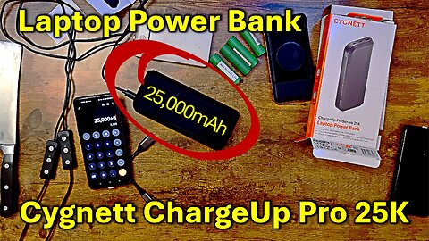 Unboxing & Testing the Cygnett ChargeUp ProSeries 25K Laptop Powerbank Part 1